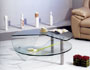 glass pedestal sink