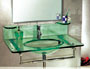 glass bath sink