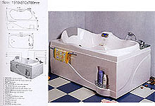 corner bath tubs