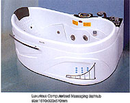 computerized massaging bathtub