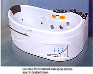 computerized massaging bathtub