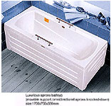 rectangular tubs