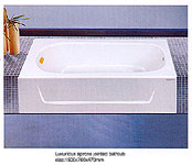 rectangular bath tub
