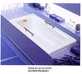 flat tub