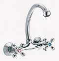 double lever bath mixer