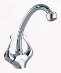 double handle basin mixer