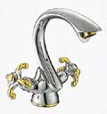 double handle tub faucet