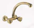antique brass faucet